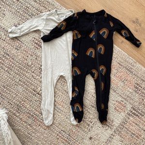 KYTE BABY FOOTED PJS